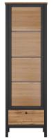 Шкаф Loft REG1W1S (дуб вотан, дуб вотан-черный (Black Red White (БРВ)) ) в Евпатории от производителя в интернет магазине Планета Комфорта Шкаф Loft REG1W1S (дуб вотан, дуб вотан-черный (Black Red White (БРВ)) ) в Евпатории от производителя