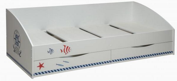 Фото Кровать односпальная Фея-3 (симметричная) (СМ 90х200) с основанием от производителя Олмеко в Евпатории по цене 14 030 ₽