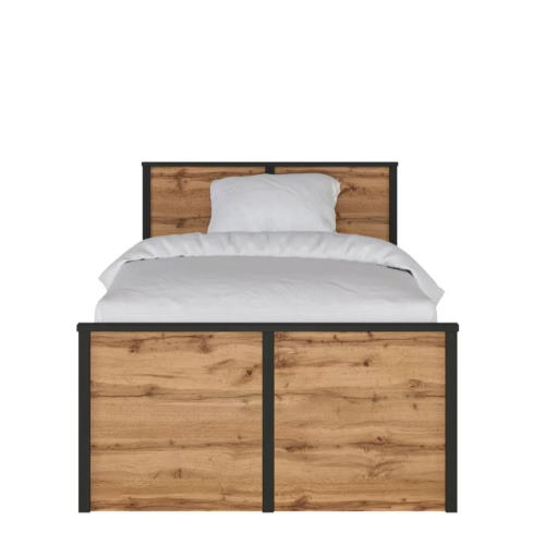 Фото Кровать односпальная Loft LOZ120x200 (СМ 120х200) с основанием от производителя Black Red White (БРВ) в Евпатории по цене 15 910 ₽