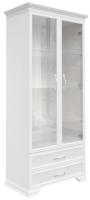 Фото gostinaya-gratsiya шкаф с витриной грация (2 дв) 2 стекла производитель Браво-мебель