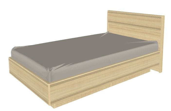 Фото Кровать двуспальная Карина КР-1002 (СМ 140х200) с подъемным механизмом от производителя Лером в Евпатории по цене 37&nbsp;480 ₽