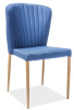 Стул Signal Polly ( Обивка стула:ткань, дуб, темно-синий (Signal) )