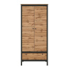 Фото Шкаф Loft SZF2D1S (62) двухдверный от производителя Black Red White (БРВ) в Евпатории по цене 26&nbsp;620 ₽
