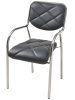 Фото Стул для посетителя Боско (хром) от производителя Фабрикант в Евпатории по цене 9&nbsp;070 ₽