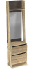 Фото Шкаф открытый с зеркалом Стреза ПС-3 от производителя СБК в Евпатории по цене 11&nbsp;070 ₽
