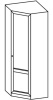 Фото Шкаф Микки-1 (75) угловой от производителя Ставрополь Мебель в Евпатории по цене 10&nbsp;440 ₽