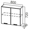 Фото Кухня Арабика шкаф навесной Ш800 от производителя SV-мебель в Евпатории по цене 3&nbsp;610 ₽