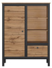 Фото Шкаф Loft REG1D1S/90 от производителя Black Red White (БРВ) в Евпатории по цене 16&nbsp;360 ₽