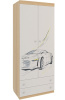 Фото Шкаф комбинированный Форсаж двухстворчатый с ящиками МKF-01 от производителя Мебельсон в Евпатории по цене 10&nbsp;300 ₽