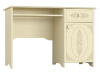 Стол компьютерный Ассоль плюс АС-242К  (лдсп, лдсп-ваниль,  ваниль, ваниль (Компасс) )